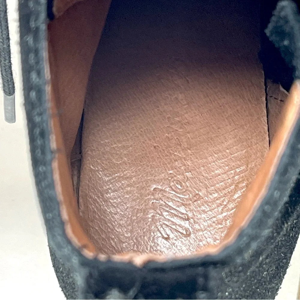 MADEWELL Women’s The‎ Emilia Lace-Up Boot Size 6 Black